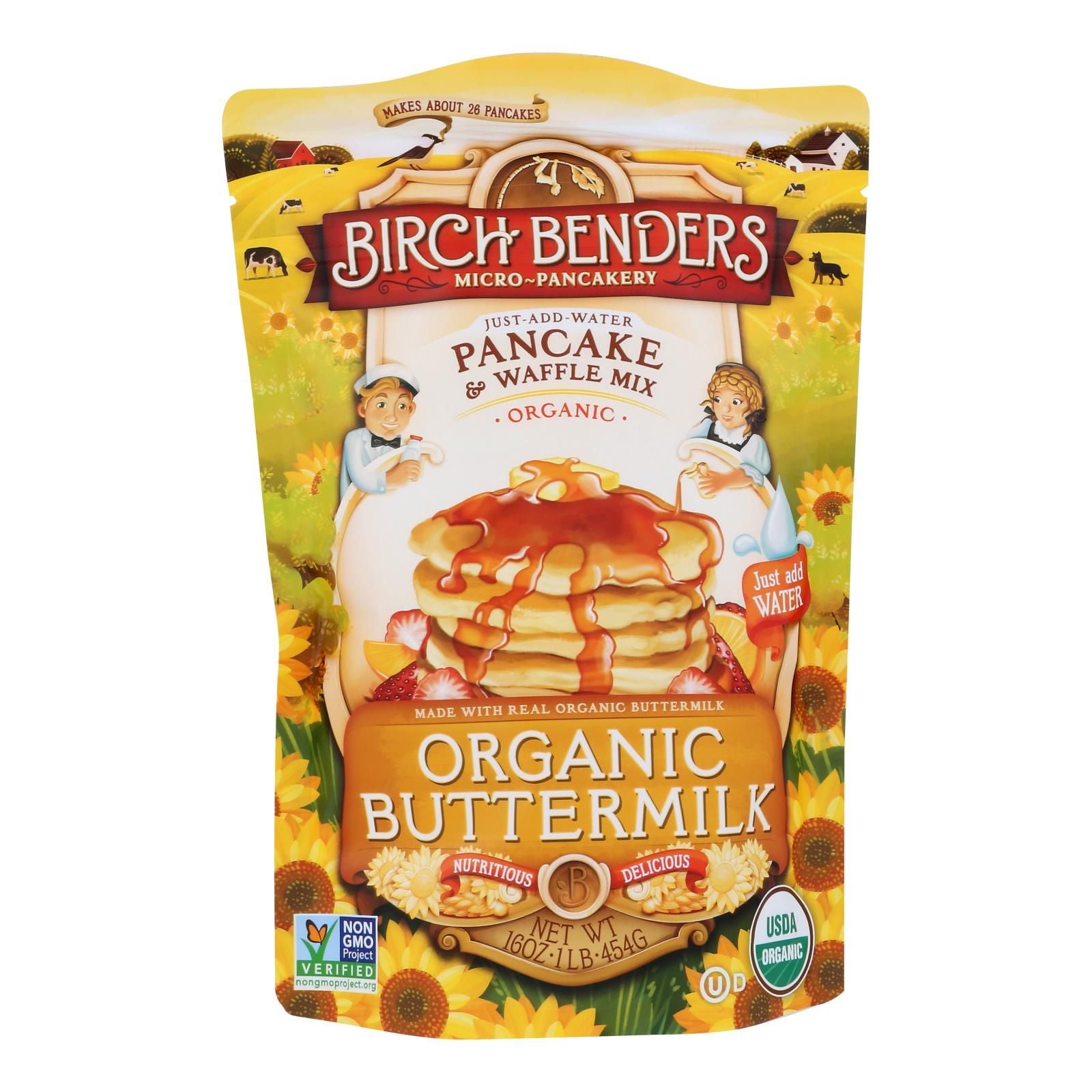 Birch Benders - Panck&wkl Mx Btrmilk - Case Of 6-16 Oz image 1