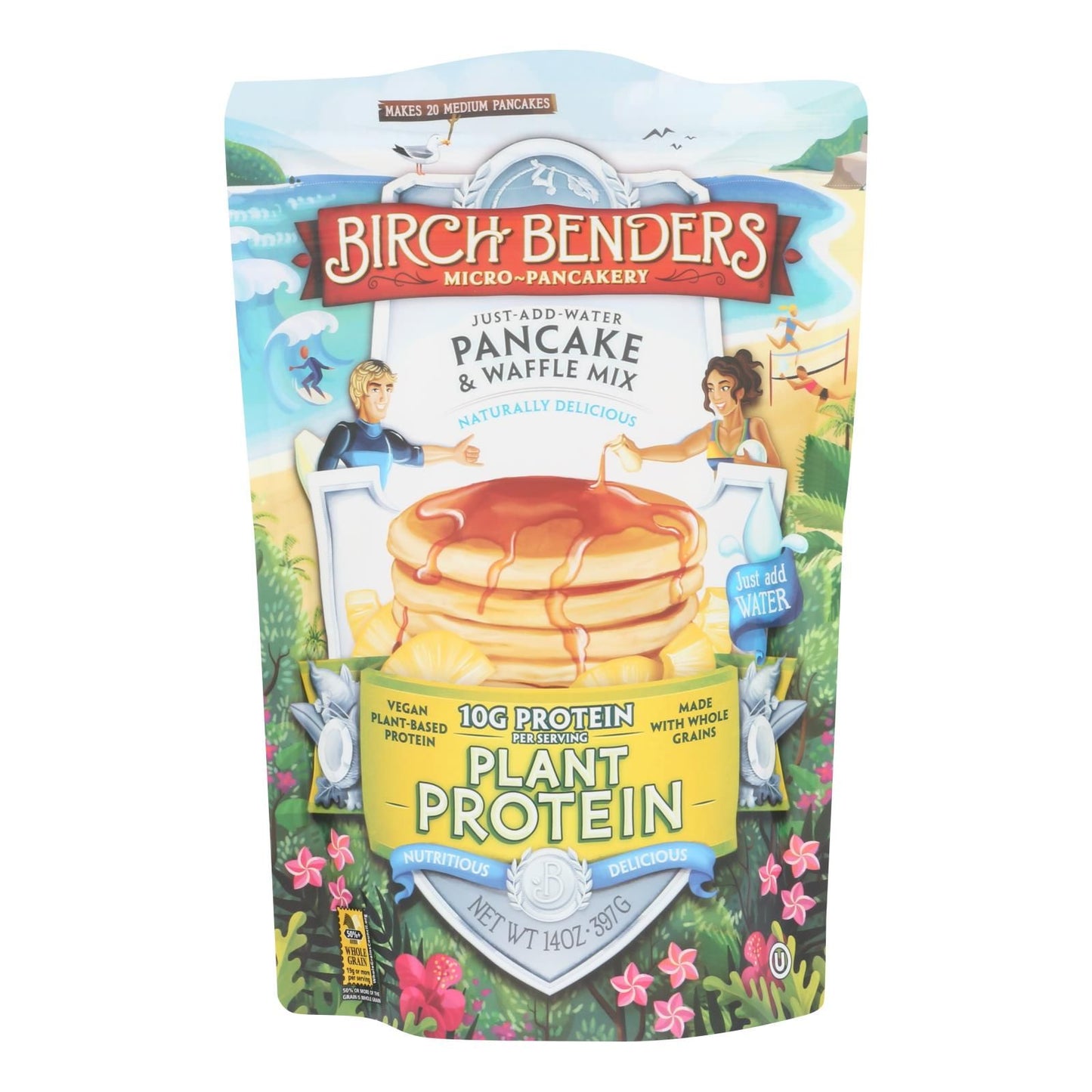 Birch Benders - Pnck@wfl Mix Plnt Protn - Case Of 6 - 14 Oz image 2
