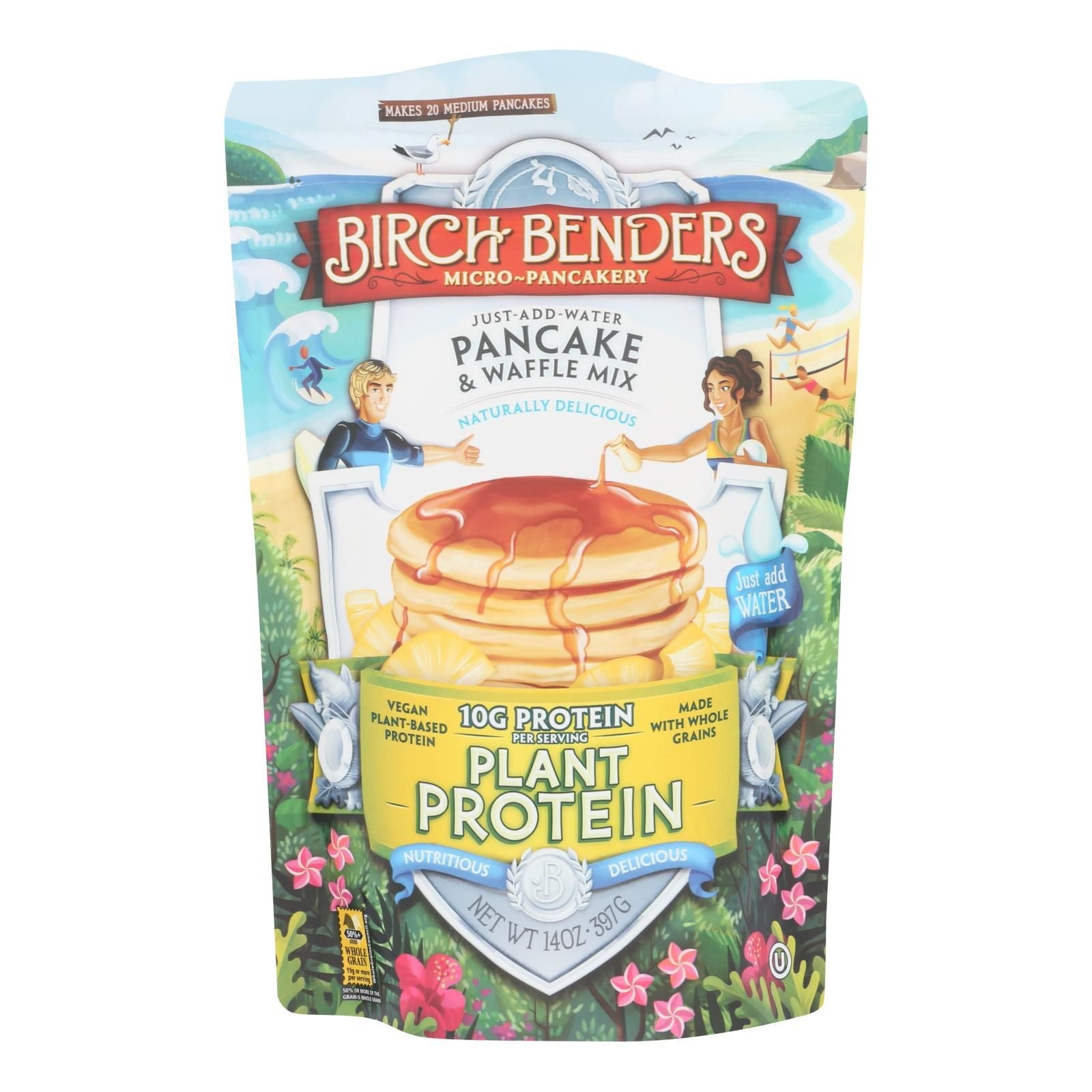 Birch Benders - Pnck@wfl Mix Plnt Protn - Case Of 6 - 14 Oz image 2