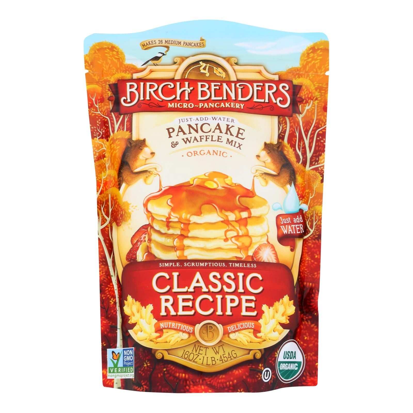 Birch Benders Pancake And Waffle Mix - Classic - Case Of 6 - 16 Oz. image 1