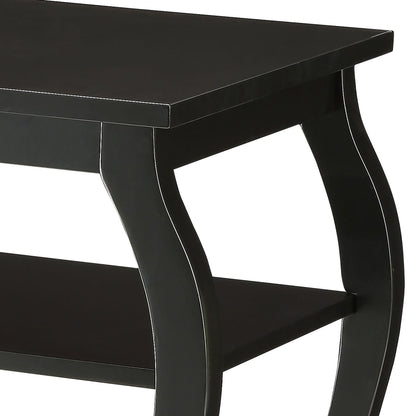 Black 2-shelf End Table image 6