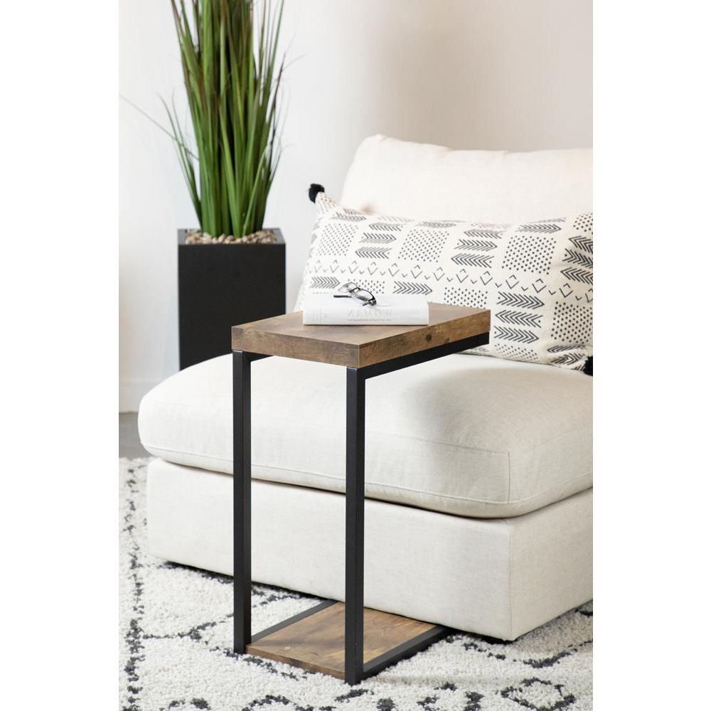 Black and Antique Nutmeg Snack Table image 2