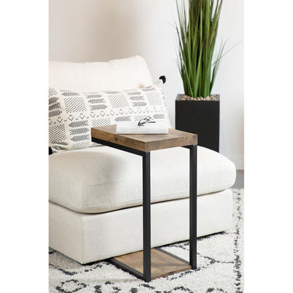 Black and Antique Nutmeg Snack Table image 1