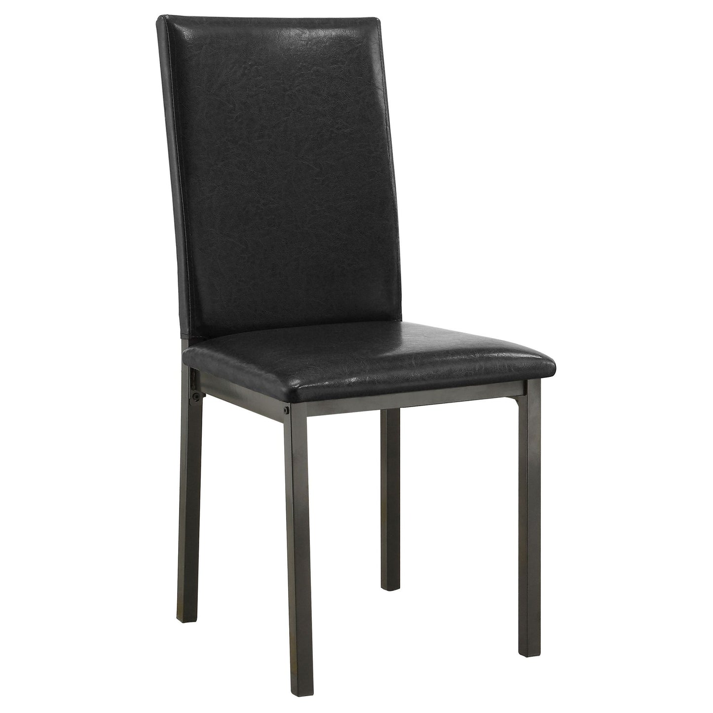 Black and Grey Upholestered Side Chair (Set of 2) image 3