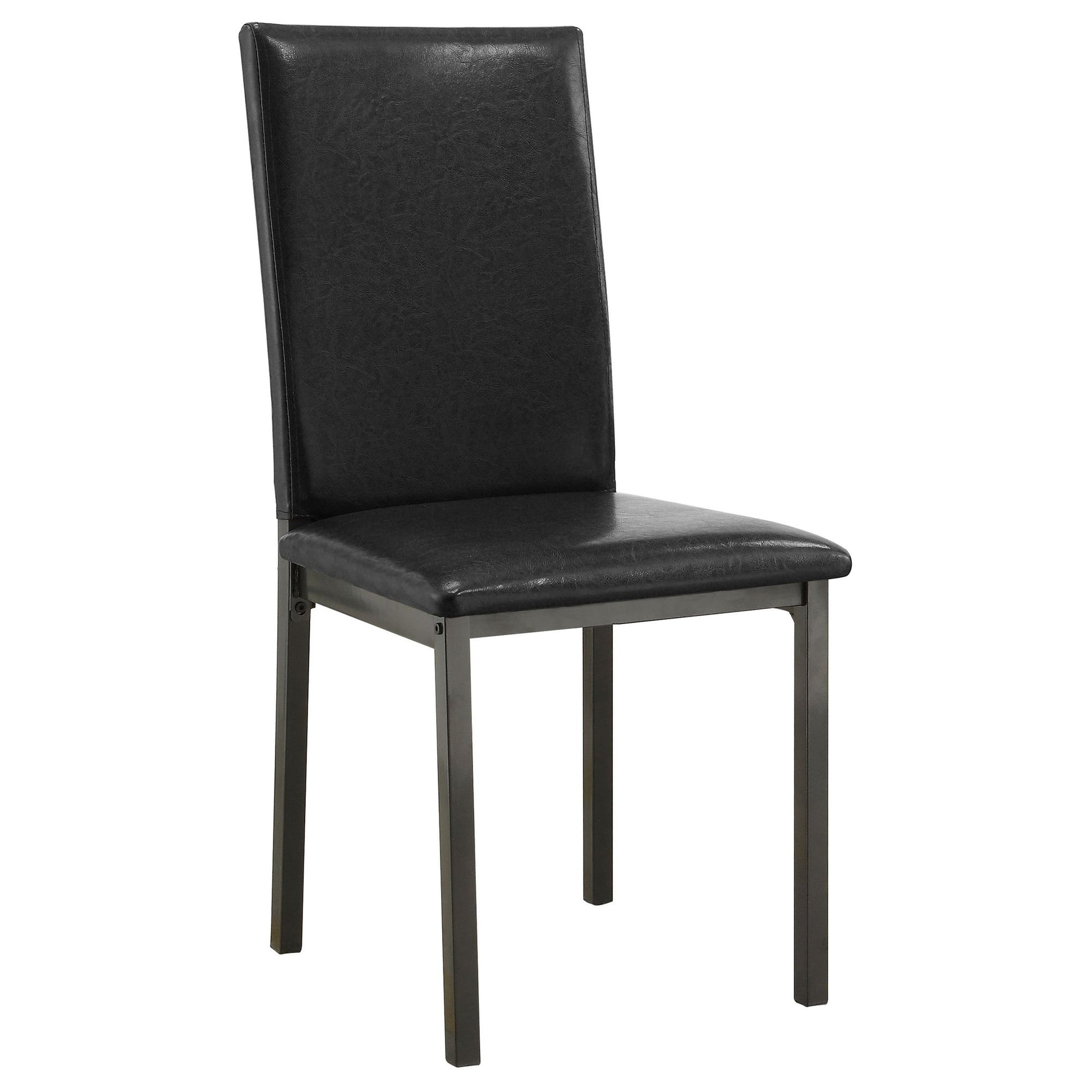 Black and Grey Upholestered Side Chair (Set of 2) image 3