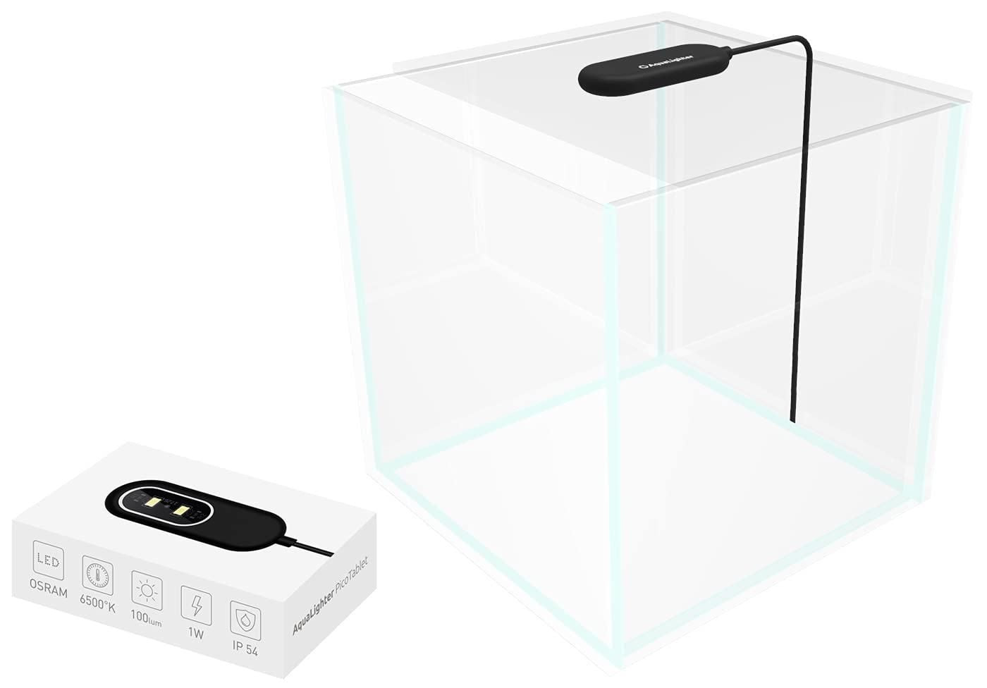 Black Fish Tank Light Clip On Aquarium Light for Plants LED Flexible Lamp for Freshwater Nano Aquarium Light 3 Gallon image 2