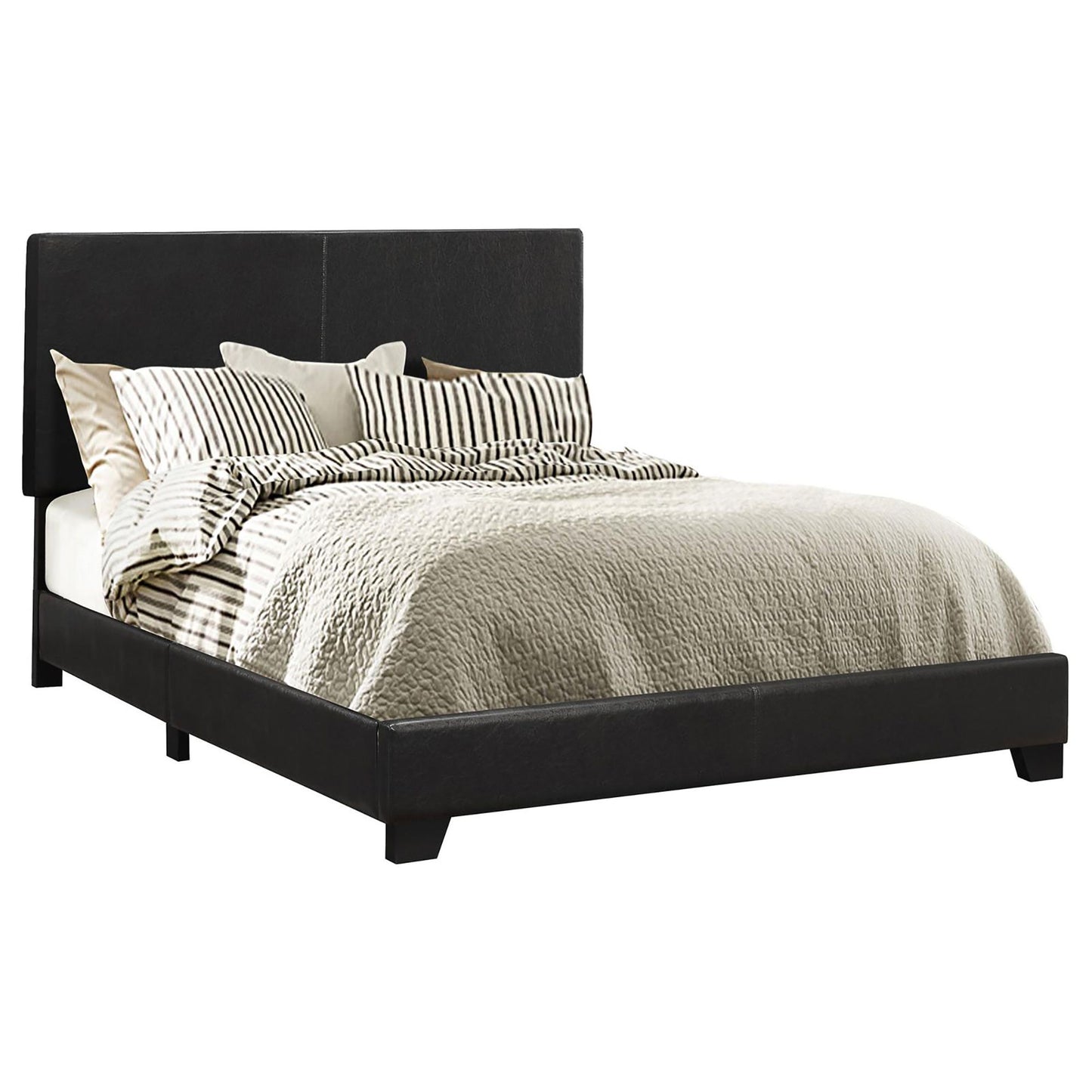 Black Full Panel Bed image 3