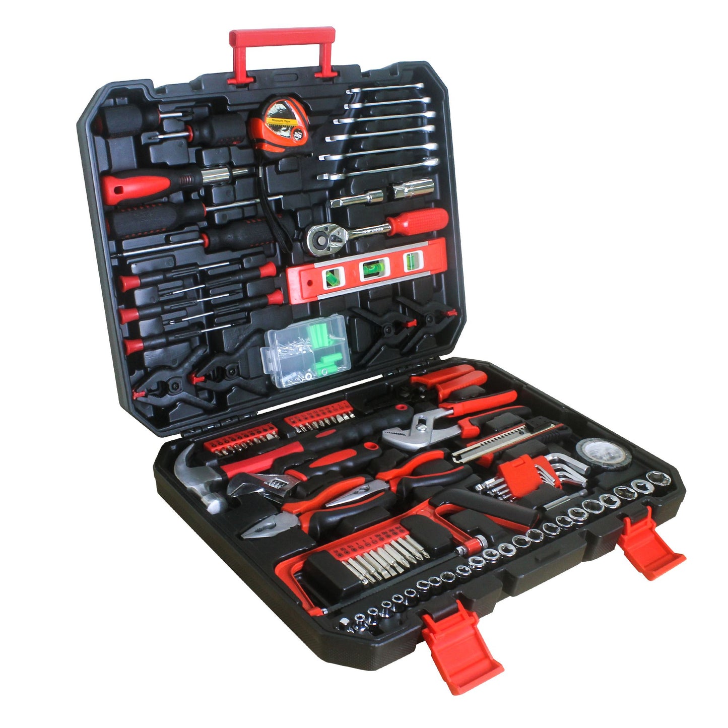 Black Hand Tool Box with Toolset 238Pcs image 2