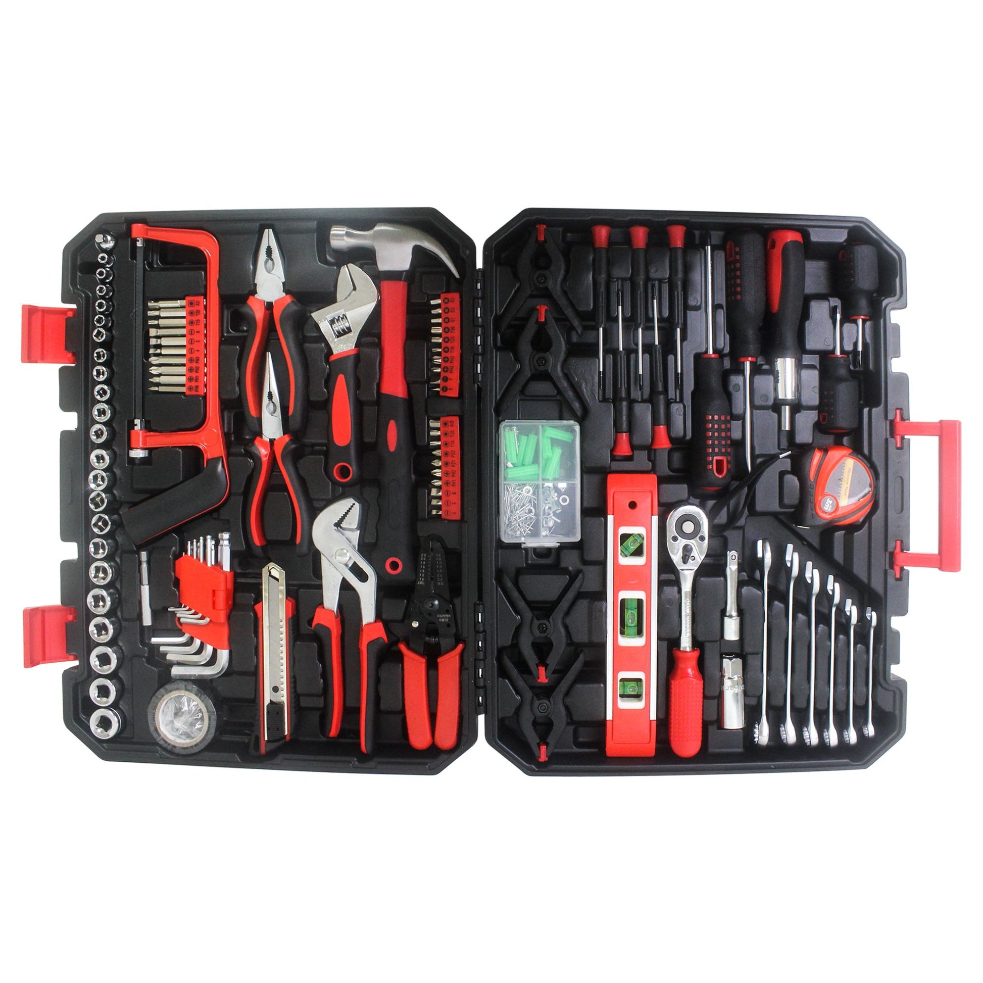 Black Hand Tool Box with Toolset 238Pcs image 3