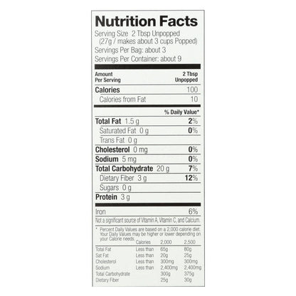 Black Jewell, Microwave Popcorn - Case Of 6 - 8.7 Oz image 2