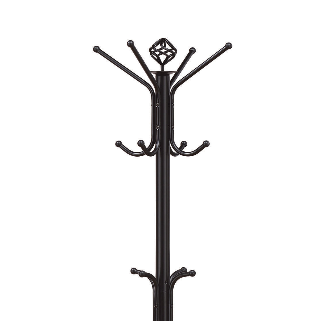 Black Metal Coat Rack image 3