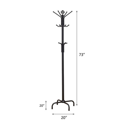 Black Metal Coat Rack image 5