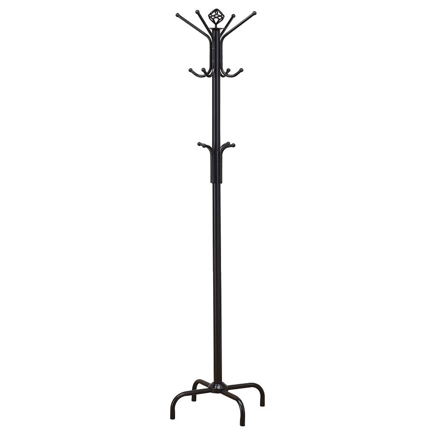 Black Metal Coat Rack image 2