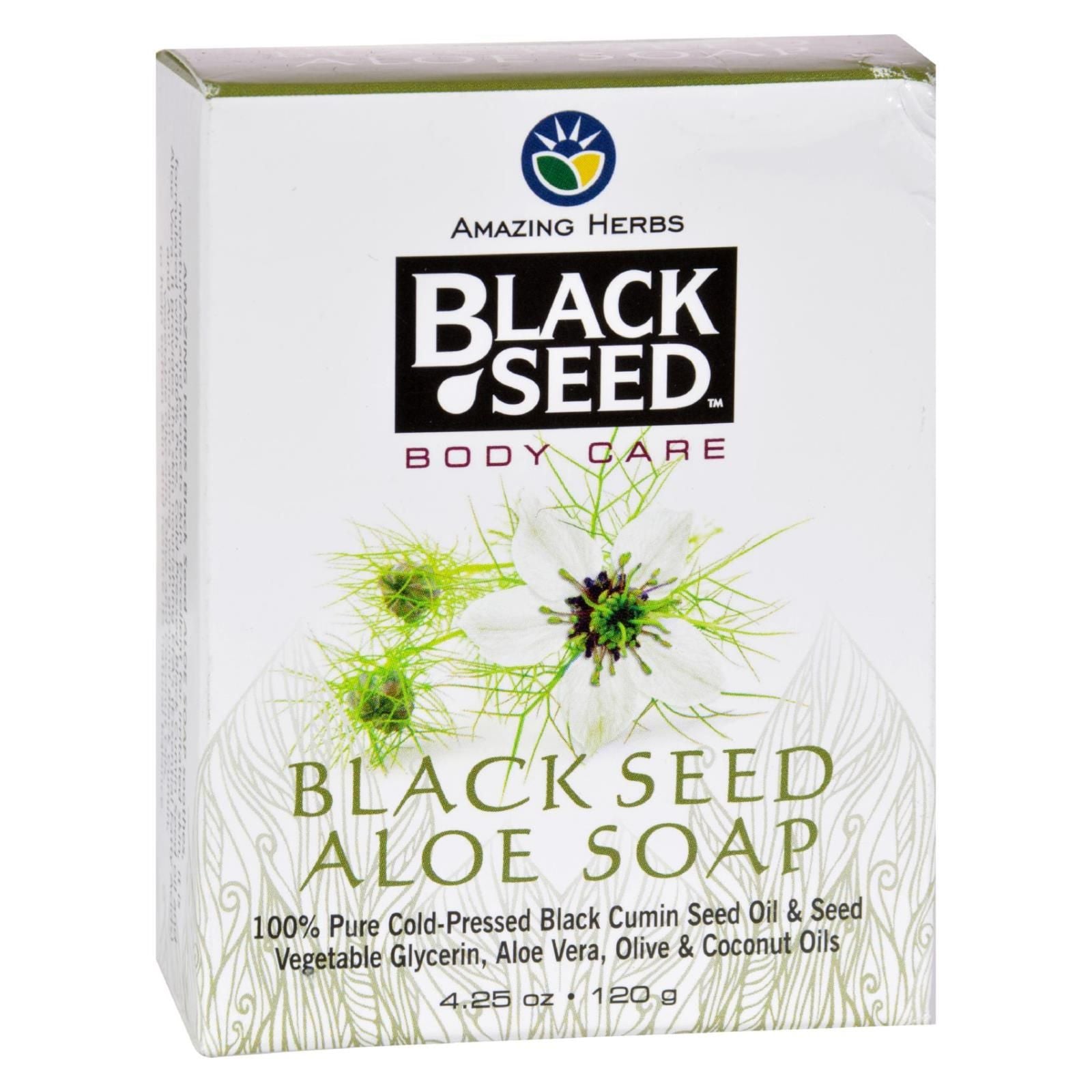 Black Seed Bar Soap - Aloe - 4.25 Oz image 1