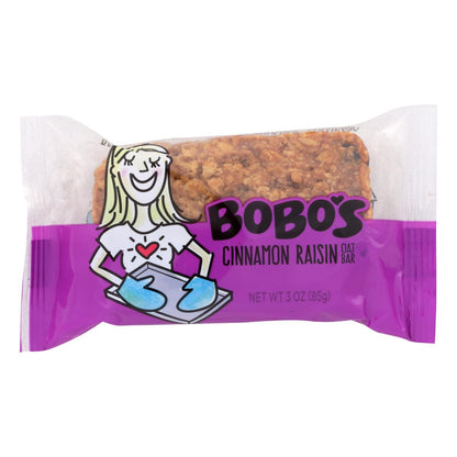 Bobo's Oat Bars - All Natural - Cinnamon Raisin - 3 Oz Bars - Case Of 12 image 1