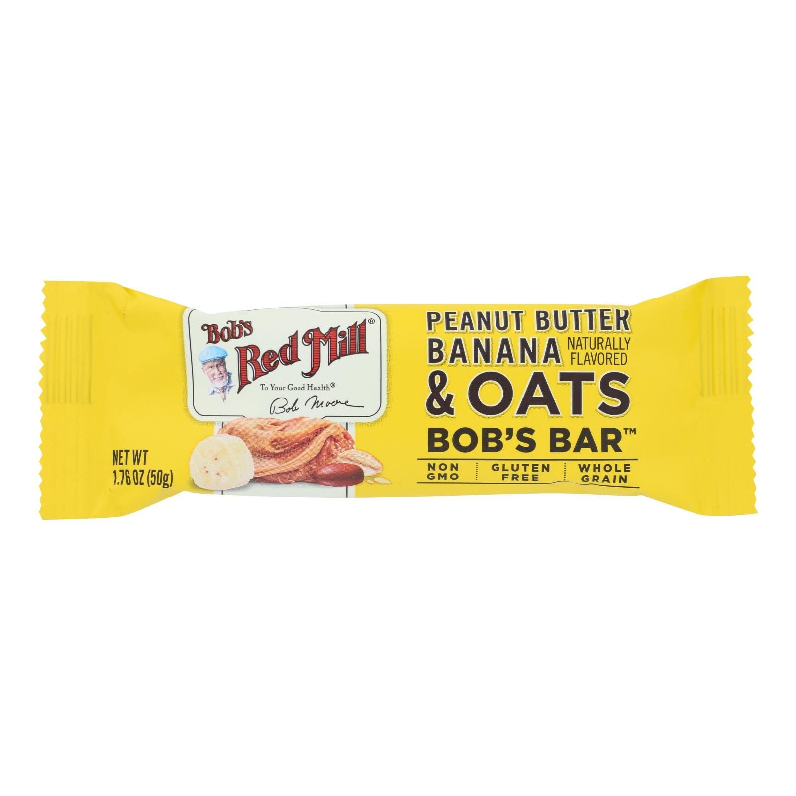 Bob's Red Mill - Bar Pnutbt Bnana Ots - Case Of 12 - 1.76 Oz image 1