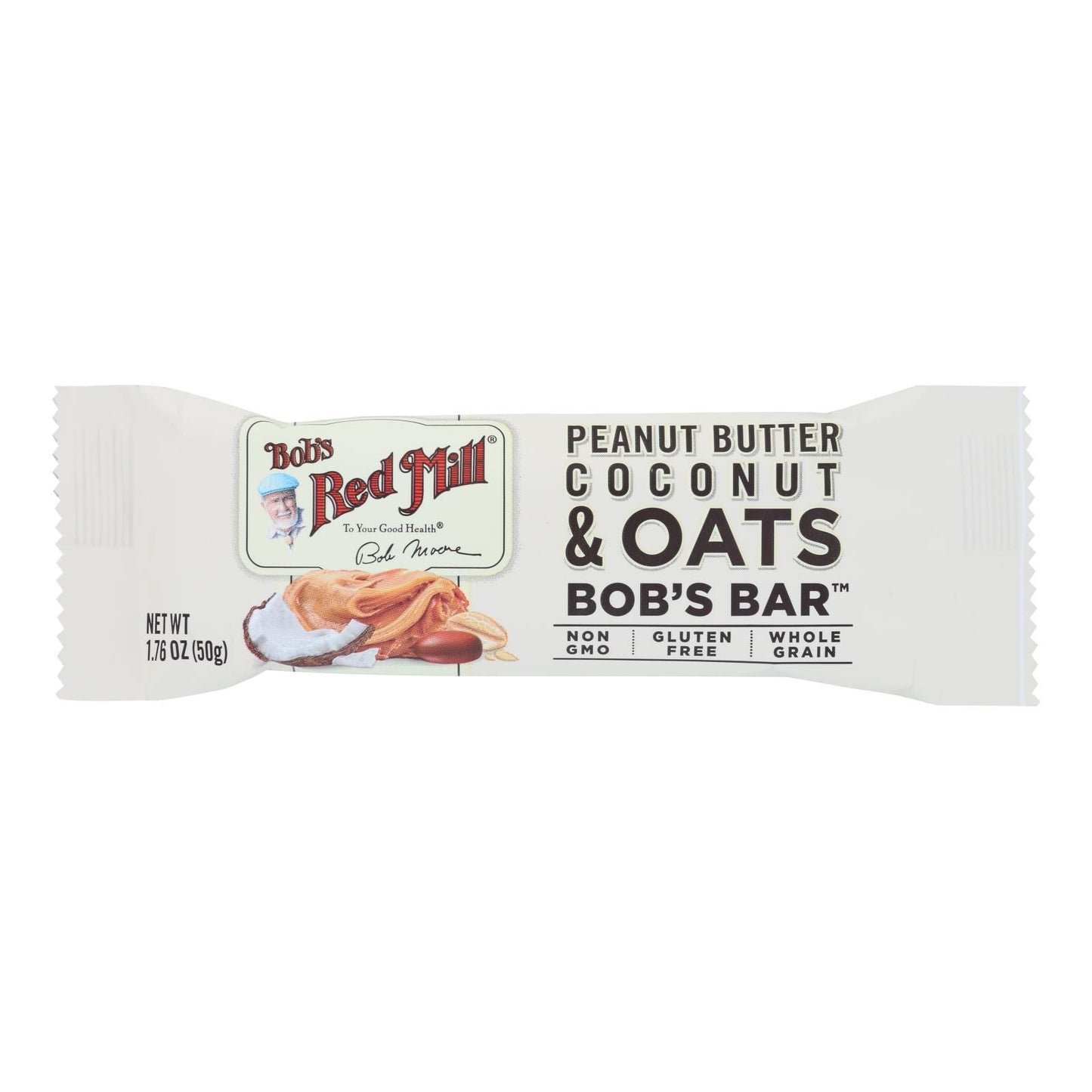 Bob's Red Mill - Bar Pnutbt Coconut Ots - Case Of 12 - 1.76 Oz image 1