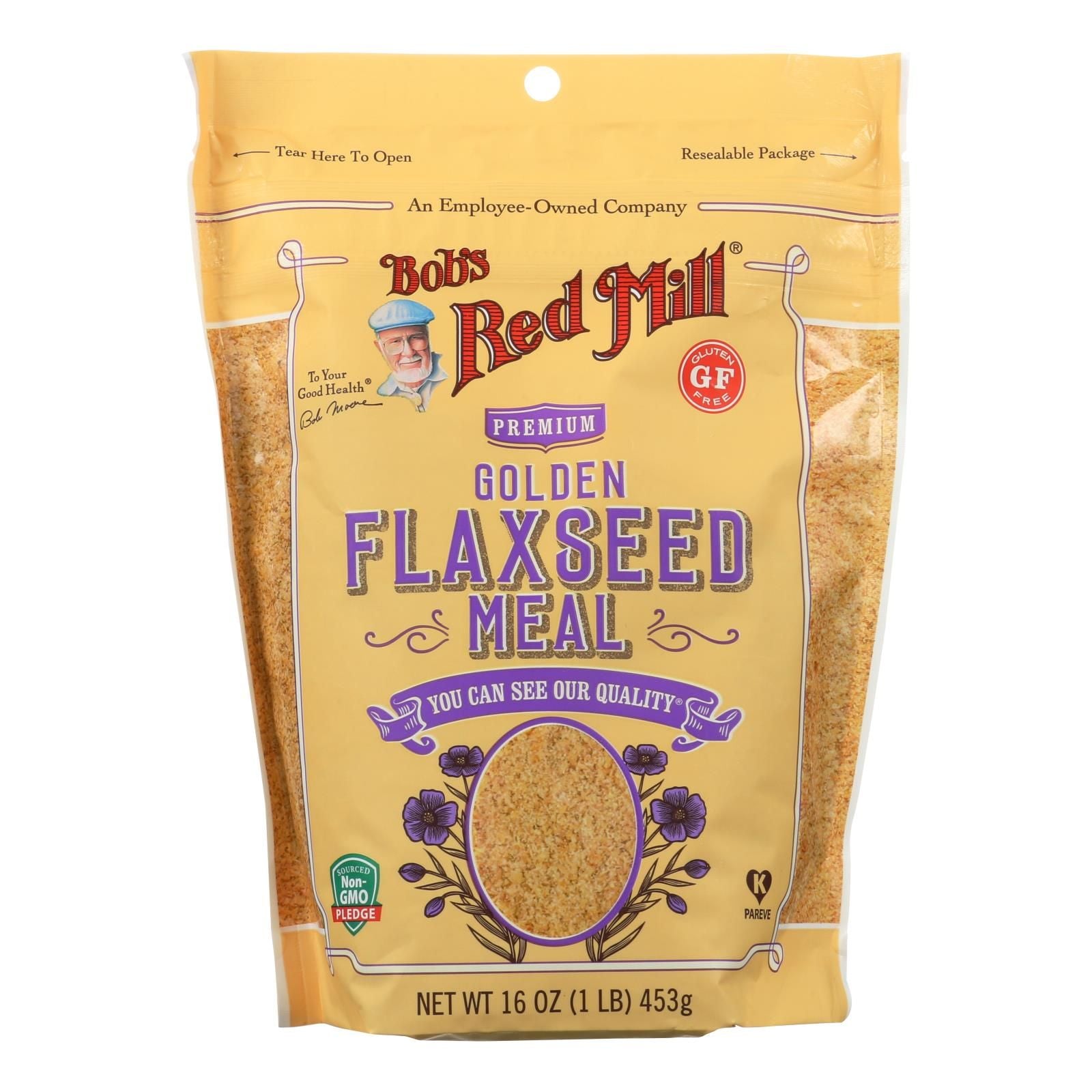 Bob's Red Mill - Flaxseed Meal - Golden - Case Of 4 - 16 Oz image 1
