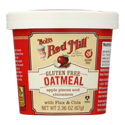Bob's Red Mill - Gluten Free Oatmeal Cup Apple And Cinnamon - 2.36 Oz - Case Of 12 image 1