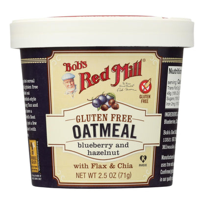 Bob's Red Mill - Gluten Free Oatmeal Cup Blueberry And Hazelnut - 2.5 Oz - Case Of 12 image 1