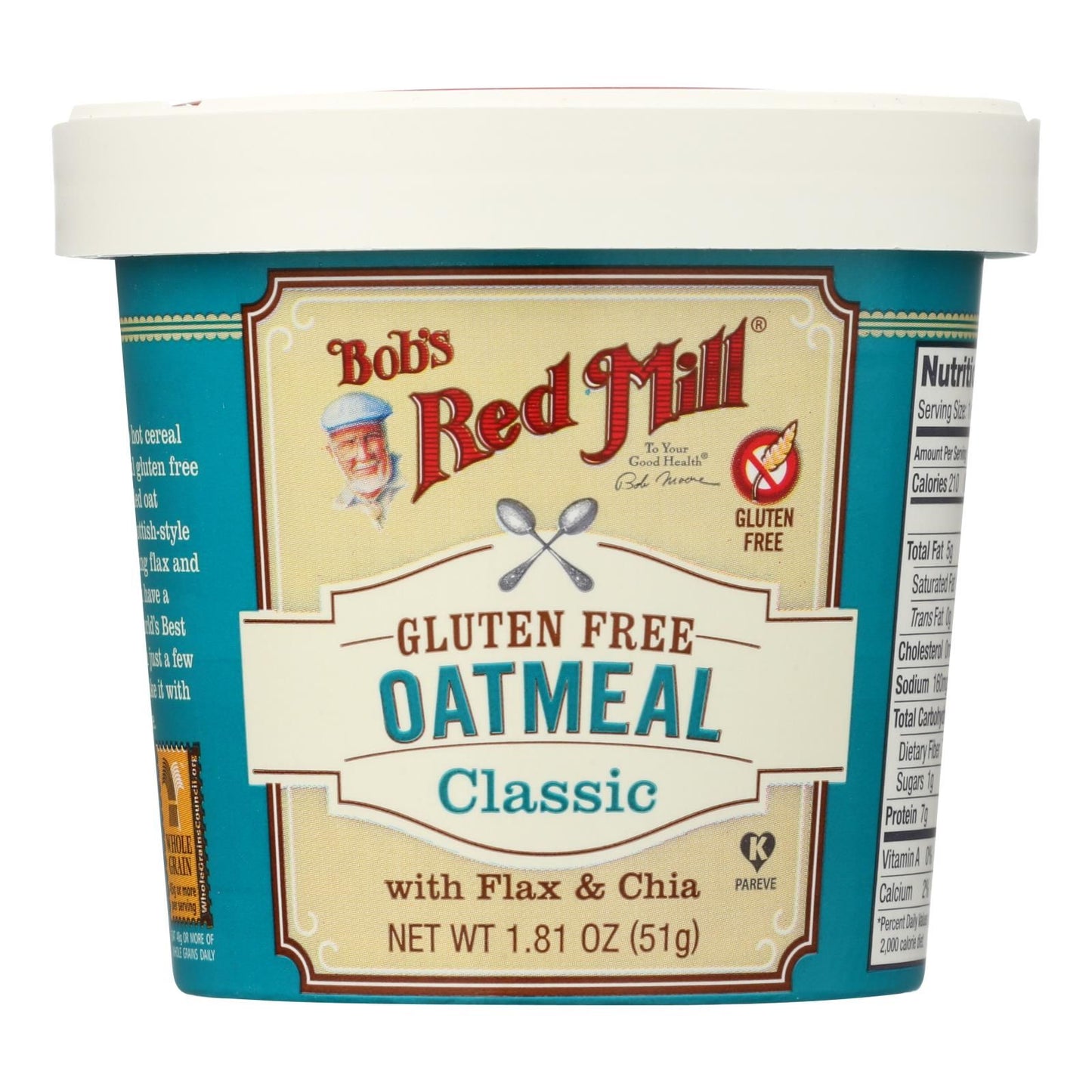 Bob's Red Mill - Gluten Free Oatmeal Cup Classic With Flax/chia - 1.81 Oz - Case Of 12 image 2