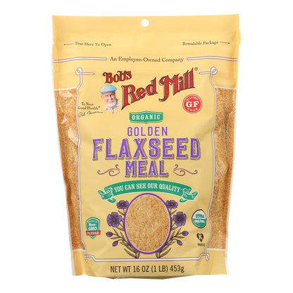 Bob's Red Mill - Organic Flaxseed Meal - Golden - Case Of 4 - 16 Oz image 1
