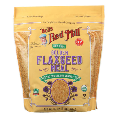Bob's Red Mill - Organic Flaxseed Meal - Golden - Case Of 4 - 32 Oz image 1