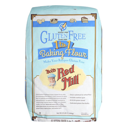 Bob's Red Mill Gluten Free 1to1 Baking Flour - Single Bulk Item - 25lb image 1