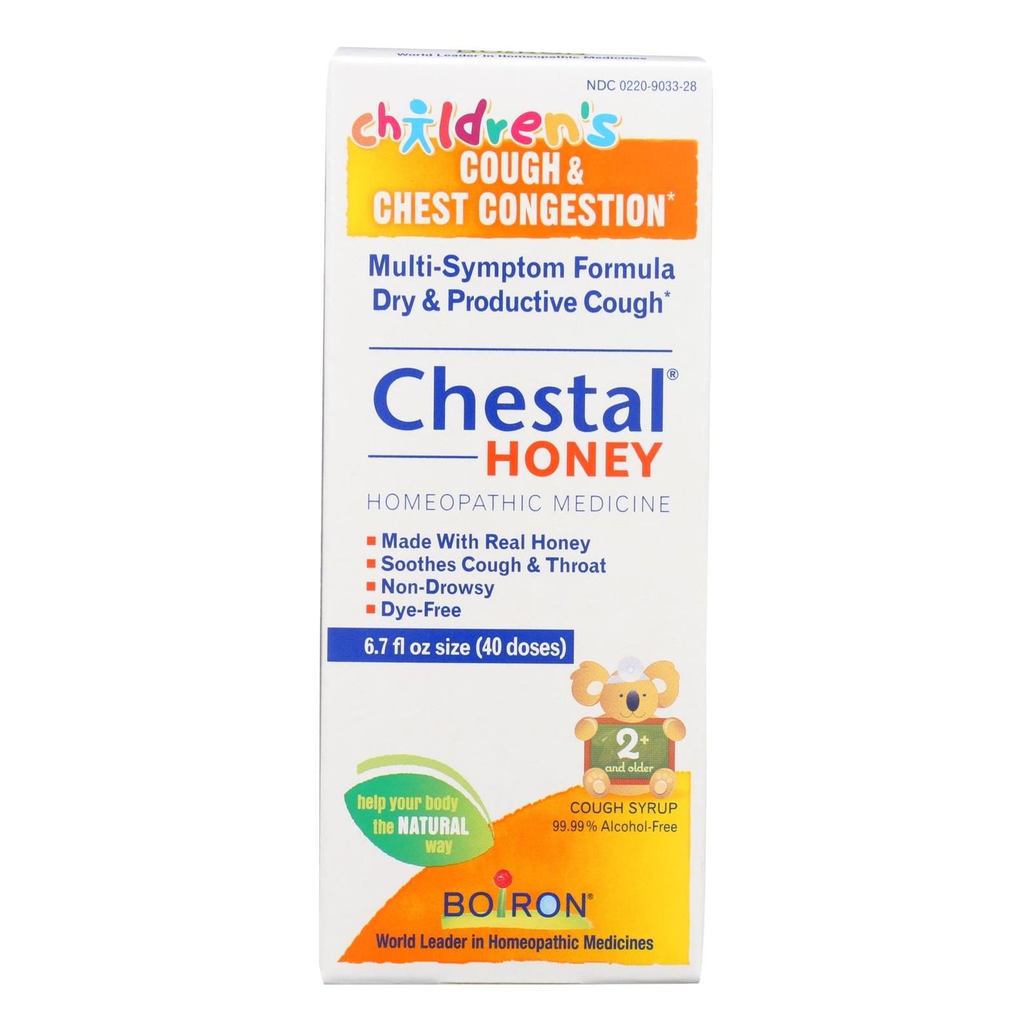 Boiron - Chestal - Cough And Chest Congestion - Honey - Childrens - 6.7 Oz image 2