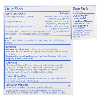 Boiron - Cyclease Cramp - 60 Tablets image 2