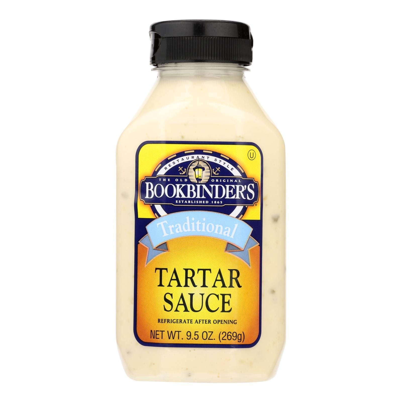 Bookbinder's - Tartar Sauce - Traditional - Case Of 9 - 9.5 Oz. image 1