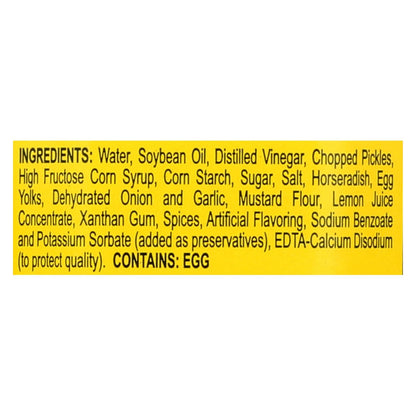 Bookbinder's - Tartar Sauce - Traditional - Case Of 9 - 9.5 Oz. image 3