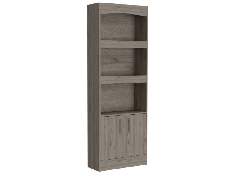 Bookcase Denver,Metal Hardware, Light Gray Finish image 2