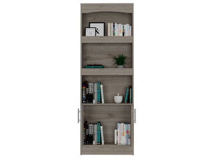 Bookcase Denver,Metal Hardware, Light Gray Finish image 4