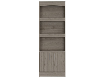 Bookcase Denver,Metal Hardware, Light Gray Finish image 6