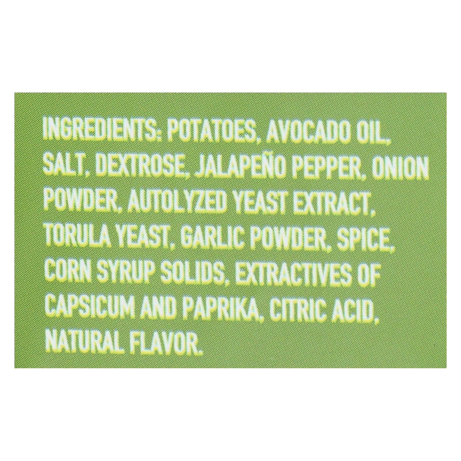 Boulder Canyon - Kettle Chips - Avocado Oil Jalapeno - Case Of 12 - 5.25 Oz. image 2