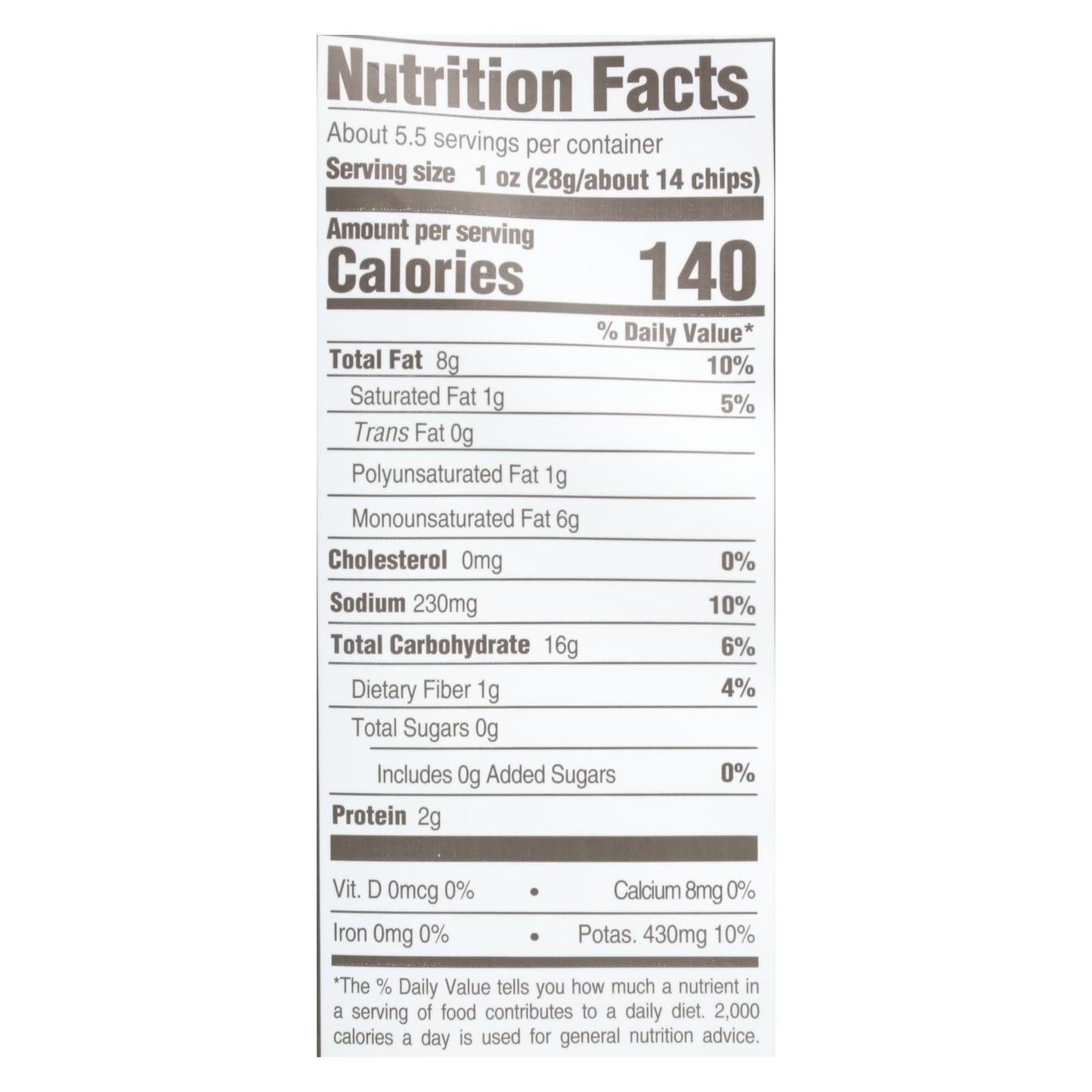 Boulder Canyon - Kettle Chips - Malt Vinegar And Sea Salt - Case Of 12 - 5.25 Oz. image 2