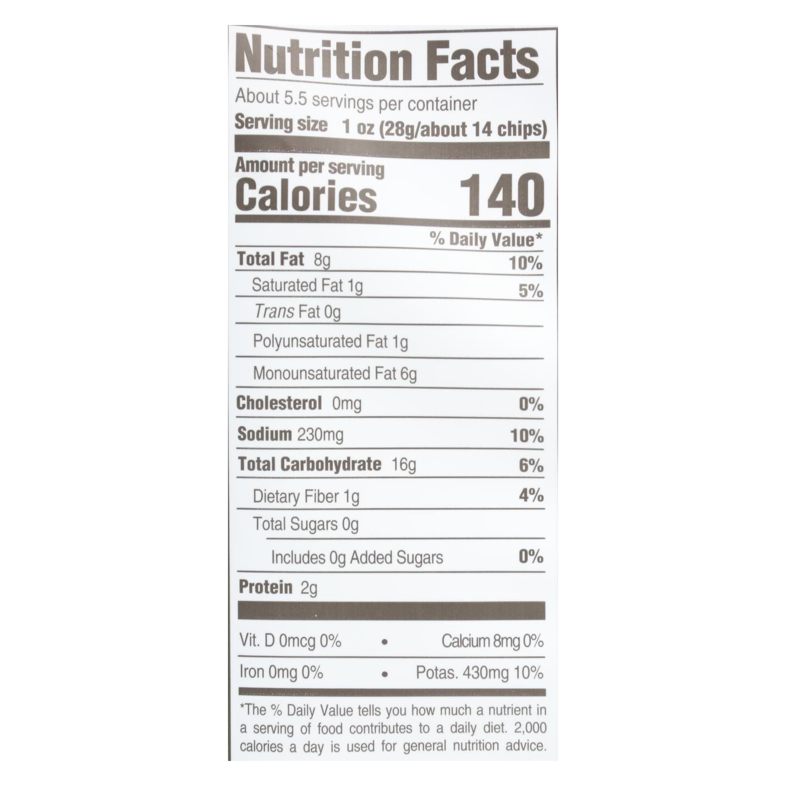 Boulder Canyon - Kettle Chips - Malt Vinegar And Sea Salt - Case Of 12 - 5.25 Oz. image 2