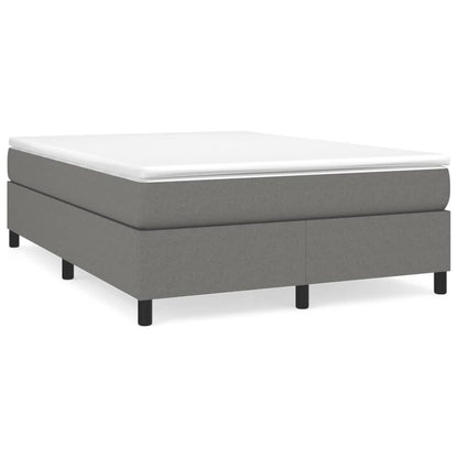 Box Spring Bed Frame Dark Gray Fabric (US/AU Only) image 2
