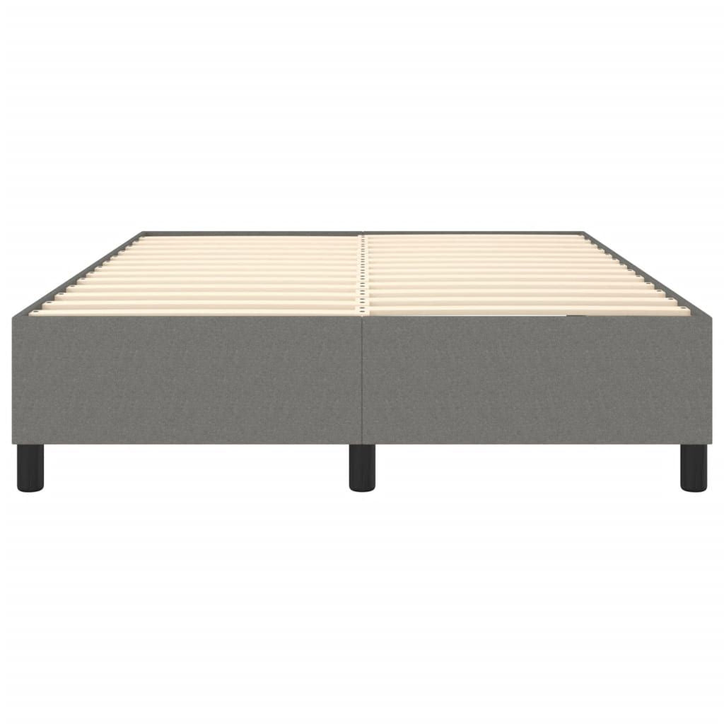 Box Spring Bed Frame Dark Gray Fabric (US/AU Only) image 5