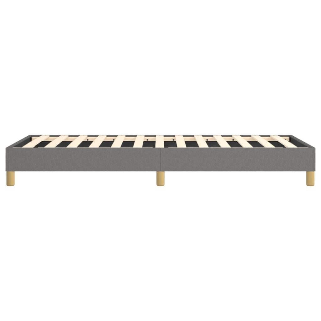 Box Spring Bed Frame Dark Gray Twin XL Fabric (US Only) image 6
