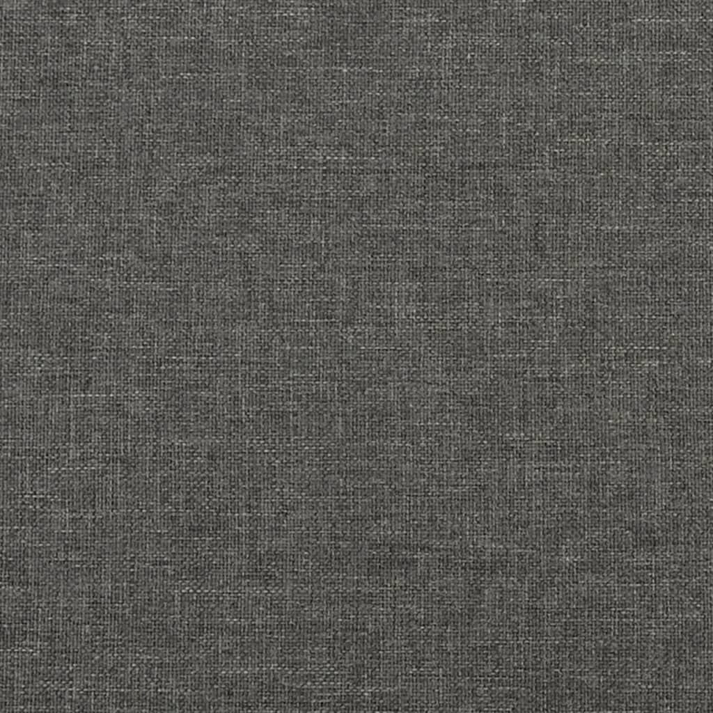 Box Spring Bed Frame Dark Gray Twin XL Fabric (US Only) image 8