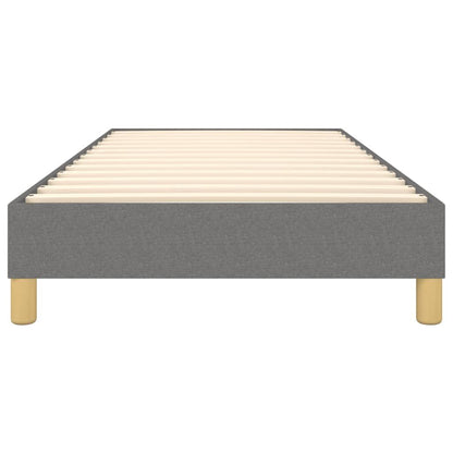Box Spring Bed Frame Dark Gray Twin XL Fabric (US Only) image 5