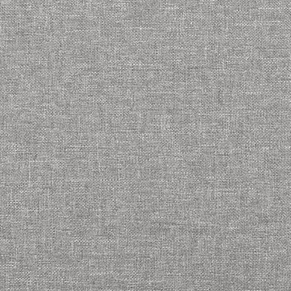 Box Spring Bed Frame Light Gray King Fabric (US Only) image 8