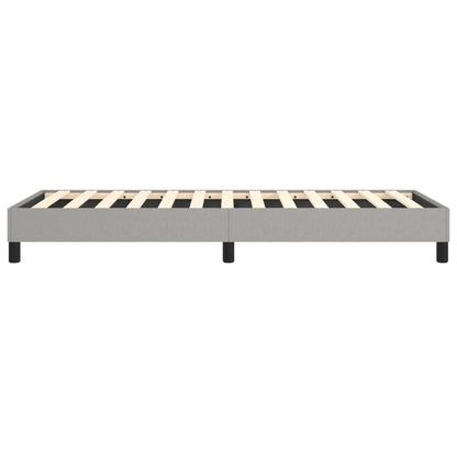 Box Spring Bed Frame Light Gray Twin XL Fabric (US Only) image 6