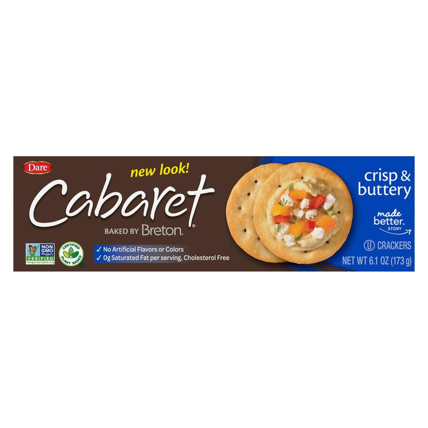 Breton/dare - Crackers Cabaret - Case Of 12-6.1 Oz image 1