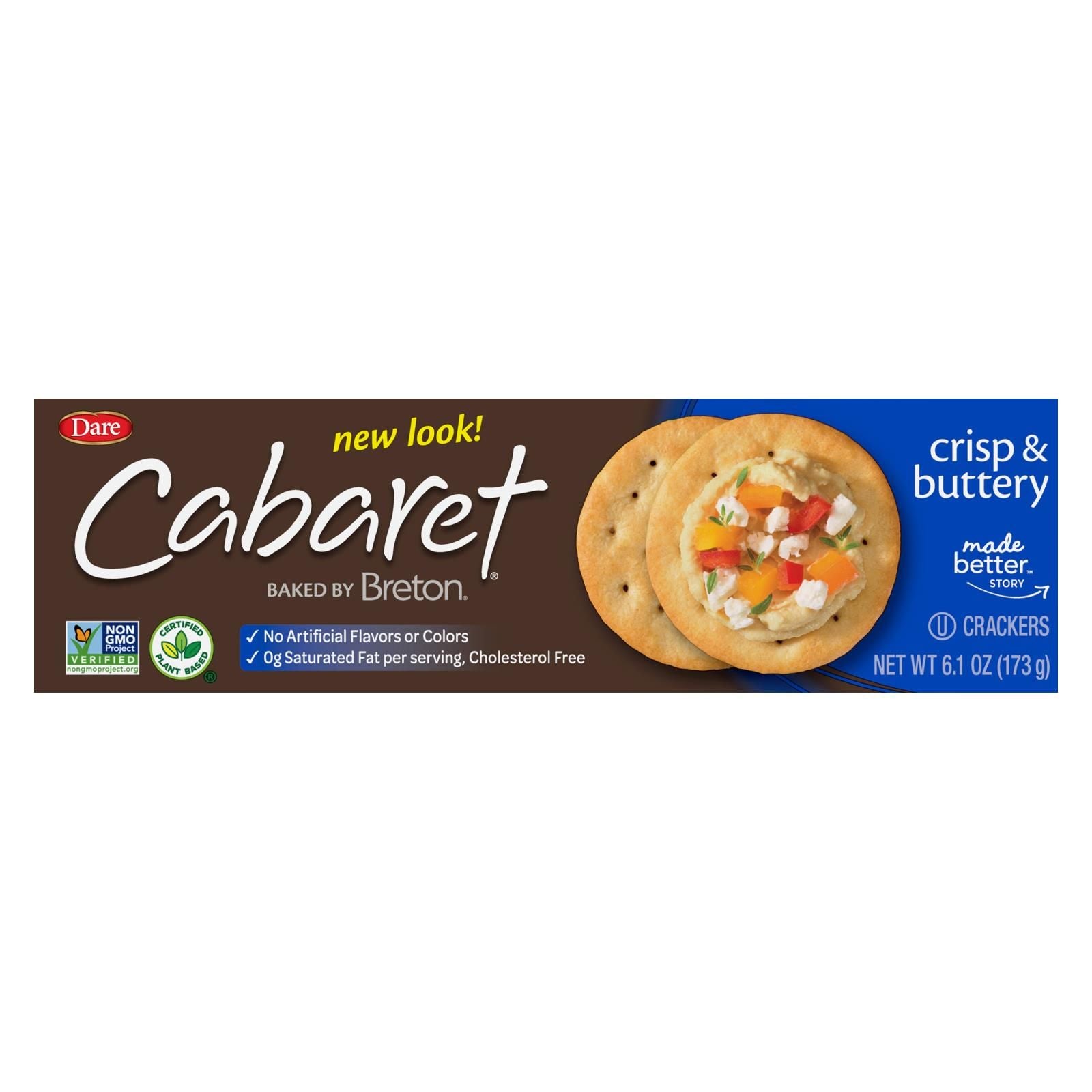 Breton/dare - Crackers Cabaret - Case Of 12-6.1 Oz image 1