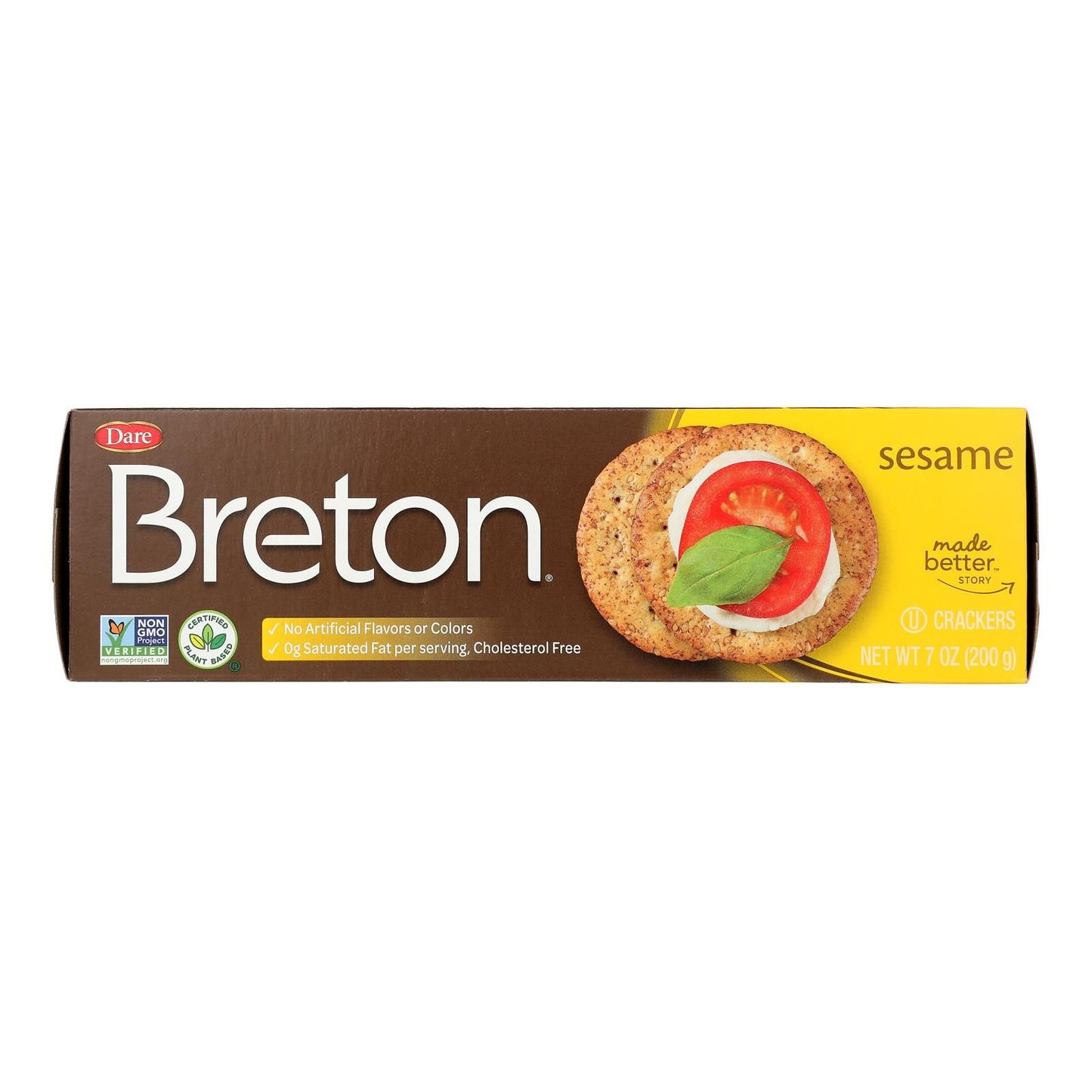 Breton/dare - Crackers Sesame - Case Of 12-7 Oz image 2