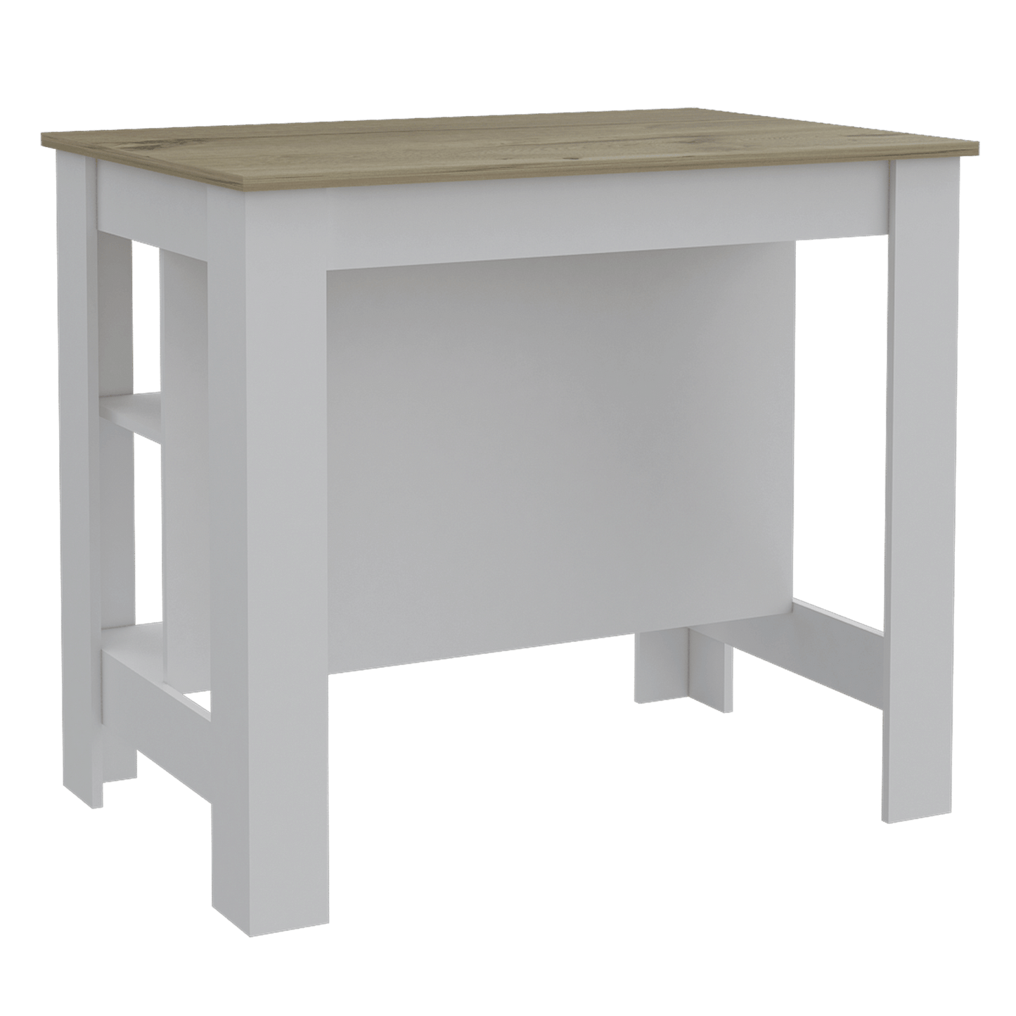 Brooklyn Antibacterial Surface Kitchen Island, Three Concealed Shelves image 10