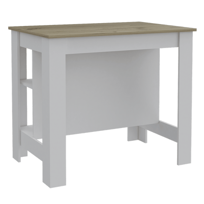 Brooklyn Antibacterial Surface Kitchen Island, Three Concealed Shelves image 10